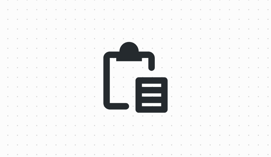 Clipboard actions modus outlined modus icons