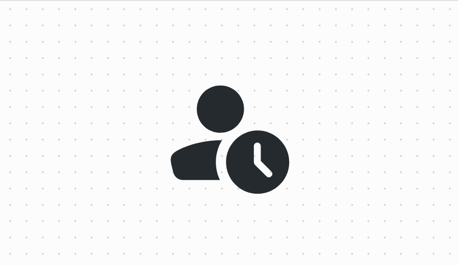 Person Clock (Modus Solid) · Modus Icons
